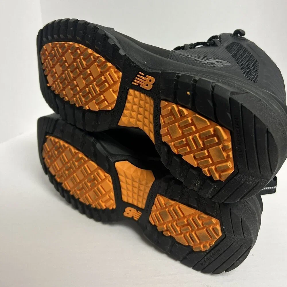 New Balance Men's 989v1 Work Boots Black Size 7.5 EE